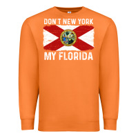 Carrot don't new york my florida vintage flag funny saying gift Premium Sweatshirt - linhVisuals