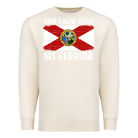 Sandshell don't new york my florida vintage flag funny saying gift Premium Sweatshirt - linhVisuals