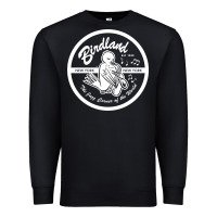Black birdland jazz club Premium Sweatshirt - linhVisuals