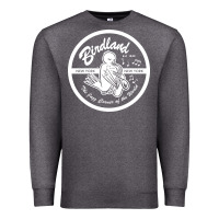 Charcoal Heather birdland jazz club Premium Sweatshirt - linhVisuals