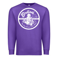 Purple birdland jazz club Premium Sweatshirt - linhVisuals