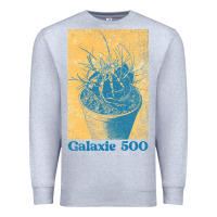Heather Grey galaxie 500 retro vintage look fan design Premium Sweatshirt - linhVisuals