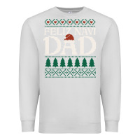 Dove Grey feliz navi dad ugly christmas sweater funny spanish xmas pun gift for Premium Sweatshirt - linhVisuals