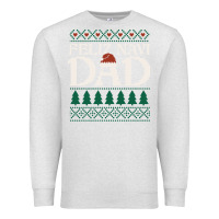 Oatmeal Heather feliz navi dad ugly christmas sweater funny spanish xmas pun gift for Premium Sweatshirt - linhVisuals