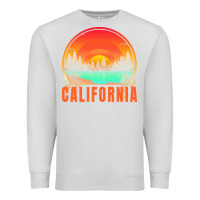 Dove Grey california t  shirt california sunset vintage trees scenery t  shirt Premium Sweatshirt - linhVisuals