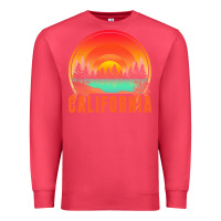 Cardinal california t  shirt california sunset vintage trees scenery t  shirt Premium Sweatshirt - linhVisuals