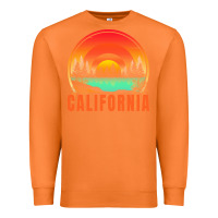 Carrot california t  shirt california sunset vintage trees scenery t  shirt Premium Sweatshirt - linhVisuals