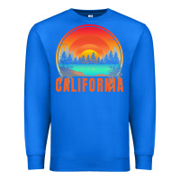 True Royal california t  shirt california sunset vintage trees scenery t  shirt Premium Sweatshirt - linhVisuals