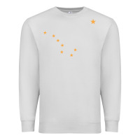 Dove Grey flag of alaska Premium Sweatshirt - linhVisuals