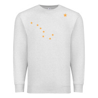 Oatmeal Heather flag of alaska Premium Sweatshirt - linhVisuals