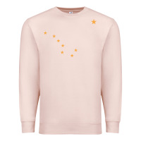 Pale Pink flag of alaska Premium Sweatshirt - linhVisuals