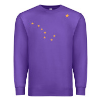 Purple flag of alaska Premium Sweatshirt - linhVisuals