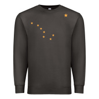 Smoke flag of alaska Premium Sweatshirt - linhVisuals