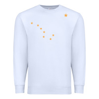 White flag of alaska Premium Sweatshirt - linhVisuals