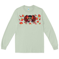 Matcha sugar skull rose libbey glass Long Sleeve Tee - BundleAndBundleShop