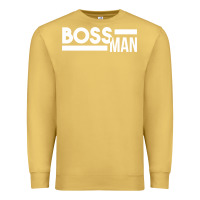 Antique Gold boss man Premium Sweatshirt - linhVisuals