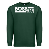 Sports Green boss man Premium Sweatshirt - linhVisuals