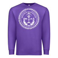 Purple great seal of the navajo nation faded style design Premium Sweatshirt - linhVisuals