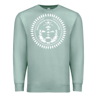 Seafoam great seal of the navajo nation faded style design Premium Sweatshirt - linhVisuals