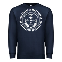 Navy great seal of the navajo nation faded style design Premium Sweatshirt - linhVisuals