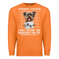 Carrot funny yorkie personal stalker yorkshire terrier  dog i will follow you Premium Sweatshirt - linhVisuals