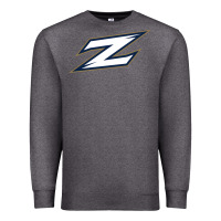 Charcoal Heather akron zips-merch Premium Sweatshirt - linhVisuals