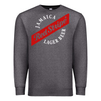 Charcoal Heather jamaica red stripe lager beer Premium Sweatshirt - linhVisuals