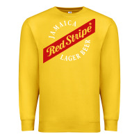 Lemon jamaica red stripe lager beer Premium Sweatshirt - linhVisuals