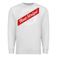 Oatmeal Heather jamaica red stripe lager beer Premium Sweatshirt - linhVisuals