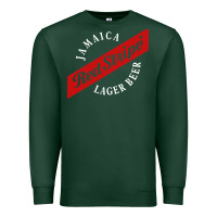 Sports Green jamaica red stripe lager beer Premium Sweatshirt - linhVisuals