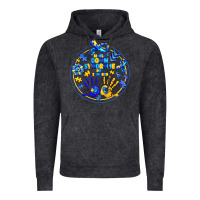 Vintage Black World Down Syndrome Day Vintage Hoodie - CowhideDigitalArt