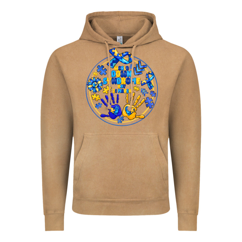 World Down Syndrome Day Vintage Hoodie by CowhideDigitalArt | Teevron