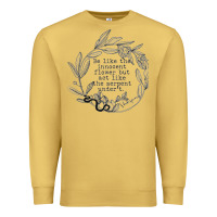 Antique Gold Lady Macbeth Shakespeare Quote Premium Sweatshirt - linhVisuals