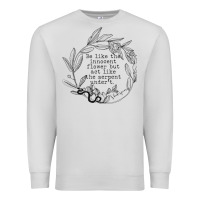 Dove Grey Lady Macbeth Shakespeare Quote Premium Sweatshirt - linhVisuals