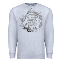 Heather Grey Lady Macbeth Shakespeare Quote Premium Sweatshirt - linhVisuals
