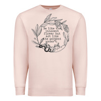 Pale Pink Lady Macbeth Shakespeare Quote Premium Sweatshirt - linhVisuals