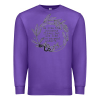 Purple Lady Macbeth Shakespeare Quote Premium Sweatshirt - linhVisuals