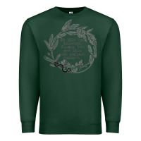 Sports Green Lady Macbeth Shakespeare Quote Premium Sweatshirt - linhVisuals