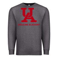 Charcoal Heather ursuline academy Premium Sweatshirt - linhVisuals