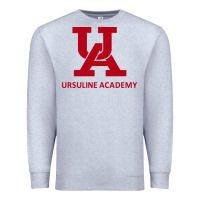 Heather Grey ursuline academy Premium Sweatshirt - linhVisuals