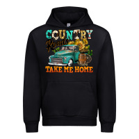 Black country roads take me home vintage truck Urban Hoodie - Jasminsmagicworld