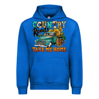 Cobalt country roads take me home vintage truck Urban Hoodie - Jasminsmagicworld