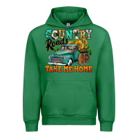 Emerald country roads take me home vintage truck Urban Hoodie - Jasminsmagicworld