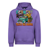 Tulip country roads take me home vintage truck Urban Hoodie - Jasminsmagicworld