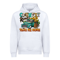 White country roads take me home vintage truck Urban Hoodie - Jasminsmagicworld