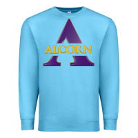 Ocean Blue Alcorn Athletics Premium Sweatshirt - linhVisuals