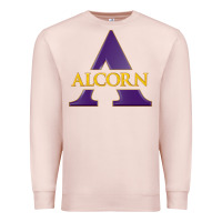 Pale Pink Alcorn Athletics Premium Sweatshirt - linhVisuals