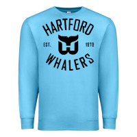 Ocean Blue hartford ice hockey 1979 Premium Sweatshirt - linhVisuals