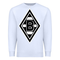 White #borussia #monchengladbach Premium Sweatshirt - linhVisuals