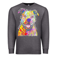 Charcoal Heather pitbull t  shirt beware of pitbulls they will steal your heart t  shir Premium Sweatshirt - linhVisuals